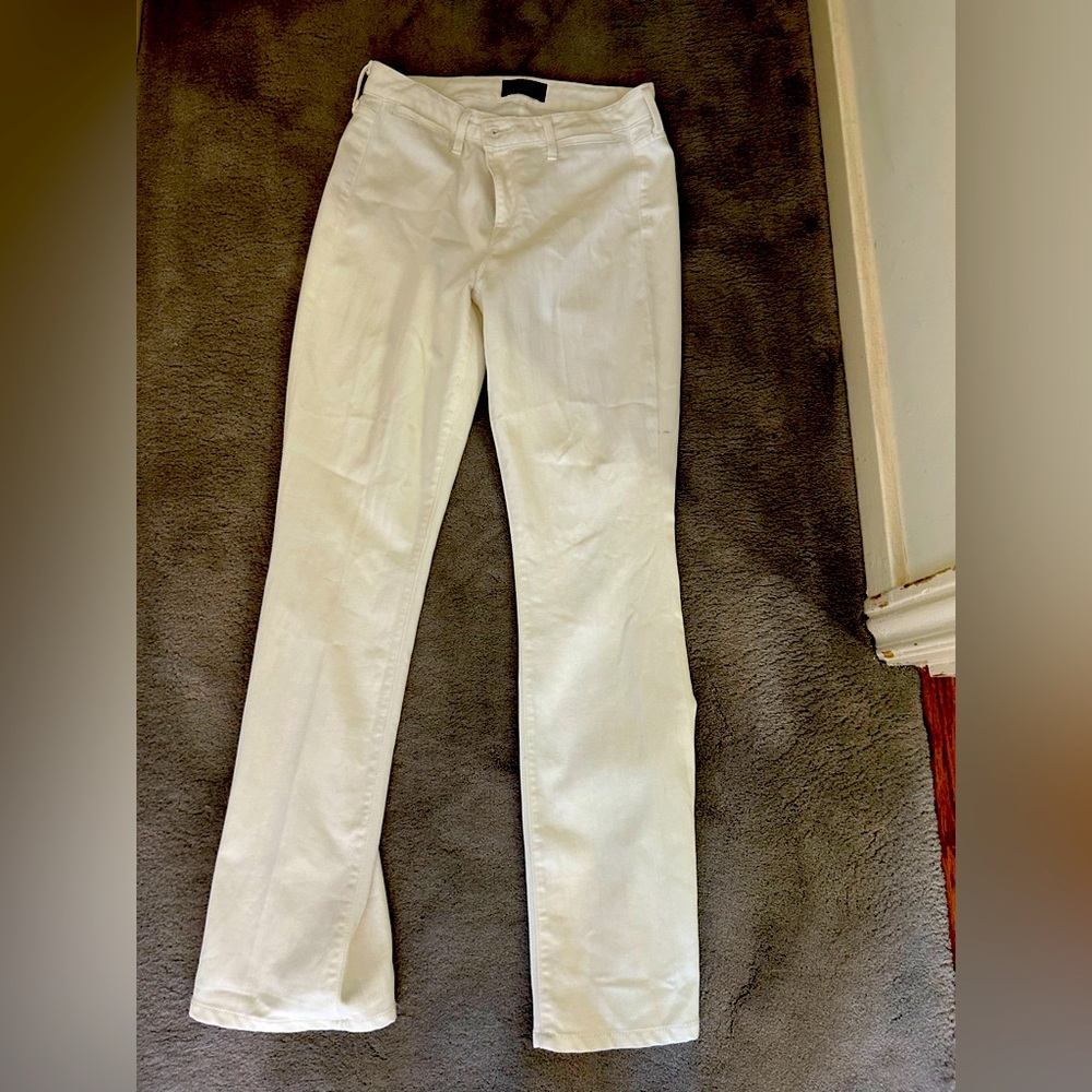 Vince Taylor Bootcut White High Rise Jeans - 29